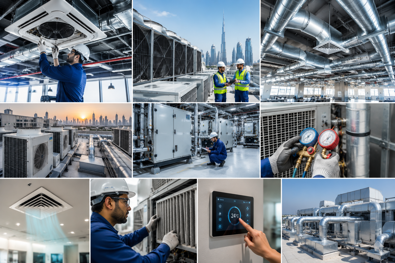 HVAC professionals in the UAE